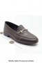 Women's Genuine Leather Chain Loafer Casual Shoes Tanle Brown - 8