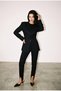 Black Button Detailed Crew Neck Jacket - 4