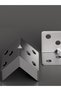 20pcs 20pcs Stainless Steel L-Shaped Corner Code 90 Degree Laminated Furniture Plate Hardware Right - 4