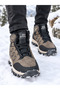Men's Zippered Non-Slip Sole Boots - 2