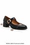 Women's Loafer Buckle Casual Thick Classic Heeled Shoes Meniz Black - 8