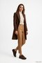 Women's Brown Rubber Laced Genuine Leather Sneaker - 4