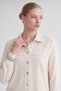 Glittery Ribbed Detail Set Cream - 4