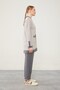 Ribbed Button Detailed Cardigan Set Gray - Anthracite - 5