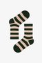 Boy's Trio Striped 3-Pair Socks - 2