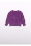 Baby Girl Sweater Purple - 2
