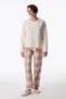 Ecru Quinn Cotton Long Sleeve Pajama Top