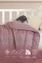 Velvet Baby Quilt Rose Dried Rose - 2