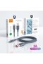 CB4057T USB-A to Type-C Charging and Data Cable, 3A Fast Charging Braided Cord for Android Phones, Tablets and Power Banks - Black - 3