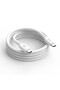 CB4059C&C 66W USB-C to USB-C Fast Charging Data Cable 1m, Liquid Silicone Type-C Charge and Sync Cord for Phones, Tablets, Laptops and Power Banks - White