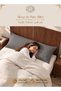 Ultra Soft Body Pillow with  Pillowcase- Long Side Sleeper Pillow For Use During Pregnancy - 4