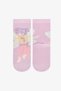 Girl's Fairy Bloom Cotton 4-Pair Socks - 3