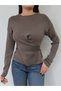 Buttoned Asymmetrical Cut Sweater - 2