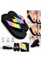 Kaila Women's Platform Wedge Heel 7cm Fabric Flip-Flops, Non-Painful Summer Pool Beach Slippers - 3