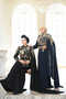 - Beaded Black Hijab Evening Dress 51423S - 4