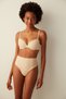 Beige Daylift Unpadded Underwire Bra - 5