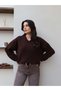 V-Neck Button Sleeve Soft Sweater - 4