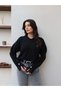 V-Neck Button Sleeve Soft Sweater