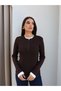 Polo Collar Cuff Detailed Sweater - 4