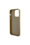 Husă Square Mirror Script Logo pentru iPhone 15 Pro Max, Auriu - 6