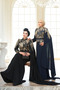 - Beaded Black Hijab Evening Dress 51423S - 6