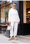 Kangaroo Pocket Modal Tracksuit Set – Hooded - Ecru - 6