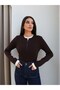 Polo Collar Cuff Detailed Sweater - 2