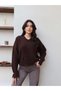 V-Neck Button Sleeve Soft Sweater - 2