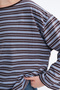Striped Long Sleeve T-Shirt B10754 - 3