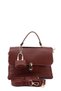 Women's Burgundy Long Strap Hand and Shoulder Bag