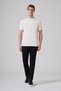 Men's Ecru Trend Crew Neck Rayon Dynamic Fit Tshirt - 4