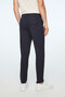 Men's Navy Blue Polyviscon Trend Straight Slim Fit Trousers - 5