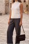Women's Clutch & Portfolio Crossbody Hand and Shoulder Bag Sonira Brown Suede - 5