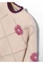 Girl's Knitted Sweater Ecru - 4