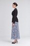 Belt Detailed Pleated Skirt Set Black - 3