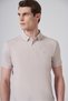 Men's Stone Trend Rayon Pique Polo Collar Dynamic Fit Tshirt - 2