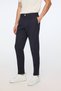 Men's Navy Blue Polyviscon Trend Straight Slim Fit Trousers - 2