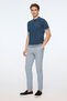 Men's Indigo Trend Polo Collar Tencel Knitwear T-Shirt - 3