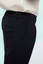 Men's Navy Blue Polyamide Trendy Patterned Slim Fit Trousers - 4