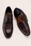 Men's Brown Classic Analin Micro Light Sole Shoes - 5