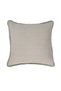 Overlock-Edged Linen Cotton Square Pillow (45X45 cm)