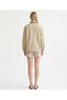 Wide Hooded Collar Long Sleeve Raincoat - 4