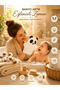 100% Cotton Baby Bath Glove Hand Puppet Panda – Soft Skin-Friendly Baby Washing Glove Toy - 9