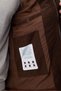 Men's Tile Polyester Shirt Collar Short Filling Coat - 2