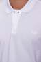 Men's White Basic Polo Neck Dynamic Fit T-Shirt - 6