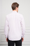 Men's Burgundy Cotton Trend Dynamic Fit Relaxed Cut Shirt - 5