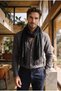 Men's Black Cotton Scarf - 4