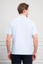 Men's A. Blue Apaş Collar Short Sleeve Shirt - 5