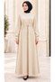 Beli Tunnels Two-Thread Dress-Beige