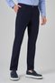 Men's Navy Blue Summer Cotton Side Pocket Slim Fit Chino Pants - 2